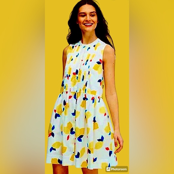 Kate spade Lemon Zest Oversized Dress Sz S NWT - Picture 8 of 15